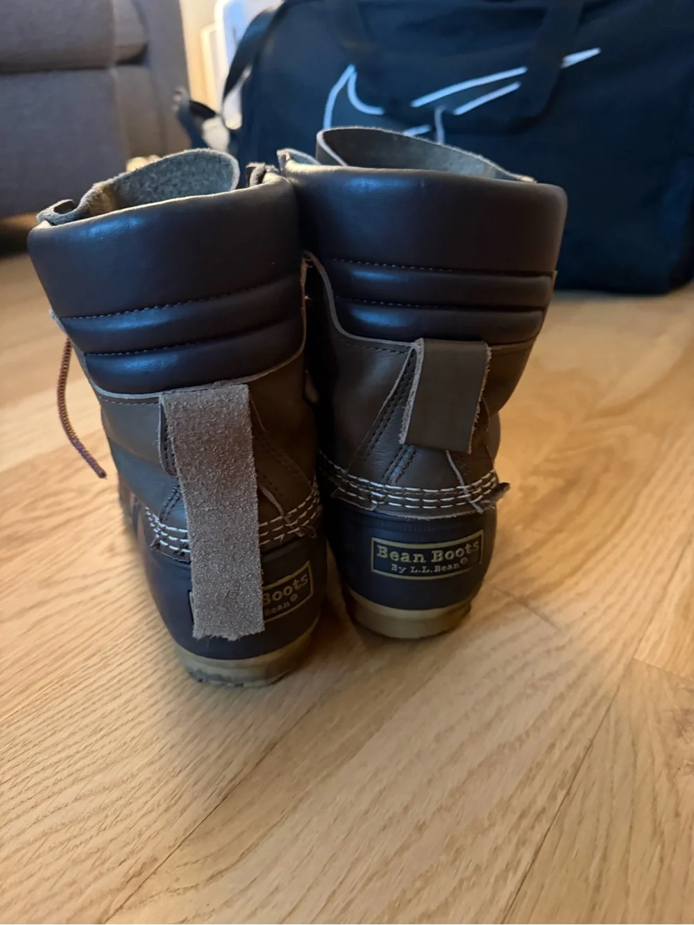 L.L. Bean Green Men's Duck Boots